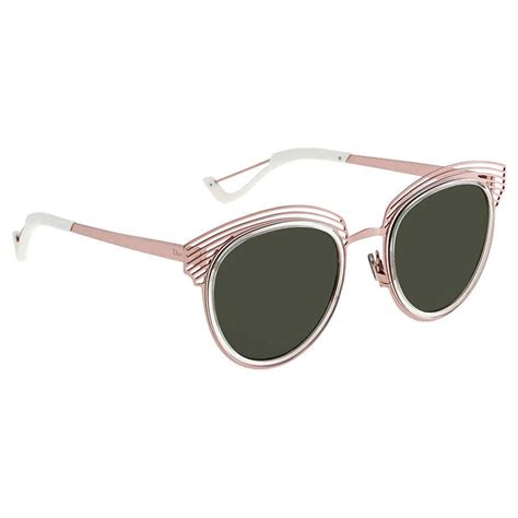 dior enigme green round ladies sunglasses